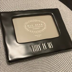 Rae Dunn-This is Us Black 4 x 6 Frame